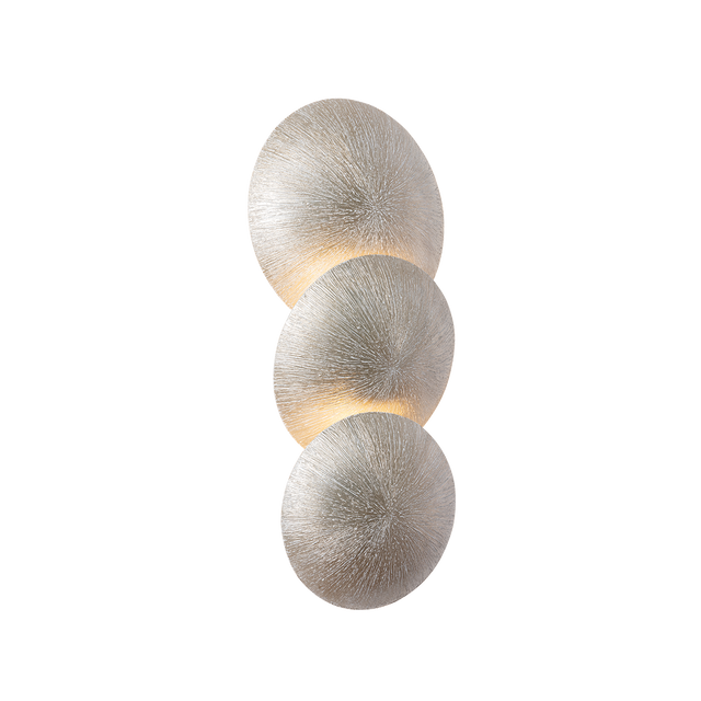 Troy Lighting Reef TEXTURED WARM SILVER LEAF 11W x 24H Wall Sconce