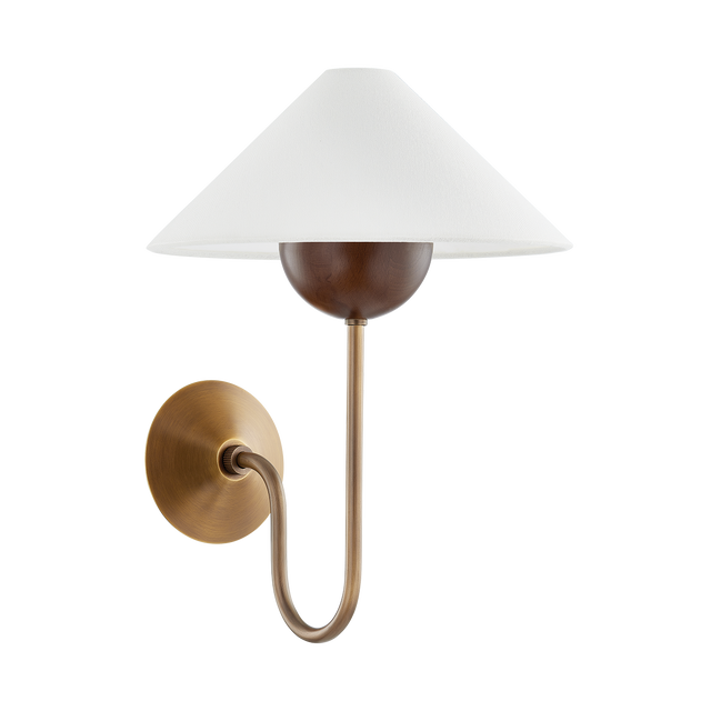 Troy Lighting Evan PATINA BRASS 11.75W x 16H Wall Sconce