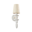 Troy Lighting Cullen VINTAGE GOLD LEAF/CERAMIC GYPSUM CLAY 6W x 19.75H Wall Sconce