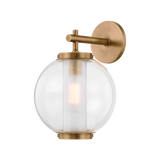 Troy Lighting Marco PATINA BRASS 9.5W x 14H Garden Stool