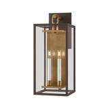 Troy Lighting Arnold PATINA BRASS/TEXTURED BRONZE 10W x 24.25H Garden Stool