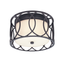 Troy Lighting Sausalito TEXTURED IRON 12.25W x 7.5H Flush Mount