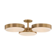 Troy Lighting Rory PATINA BRASS 30W x 6.5H Semi-Flush Mount