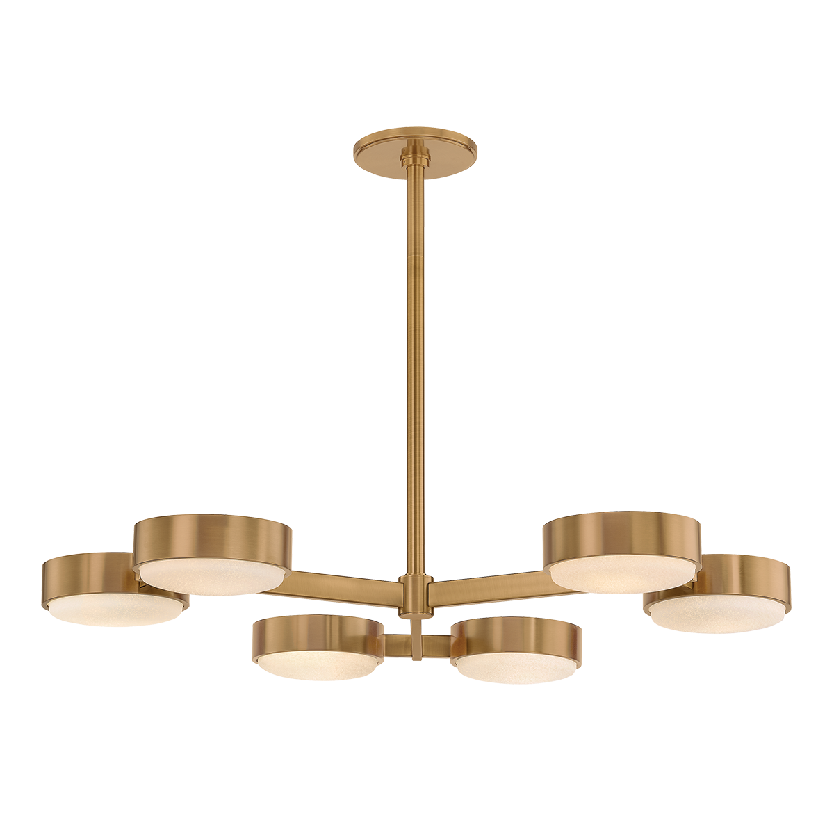 Troy Lighting Rory PATINA BRASS 40W x 3H Semi-Flush Mount
