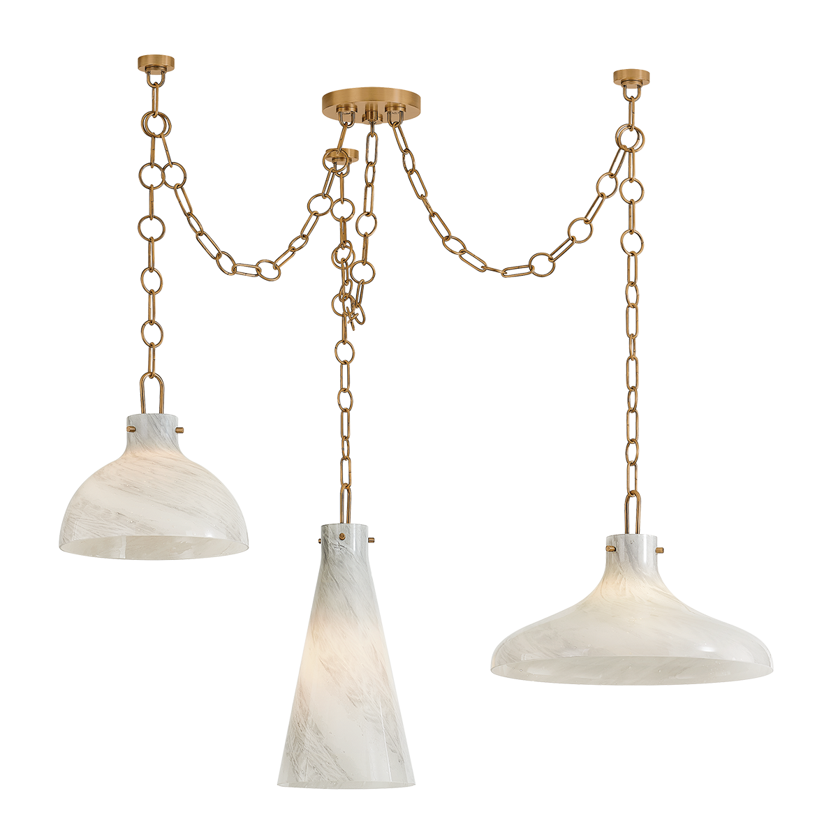 Troy Lighting Joaquin PATINA BRASS 41.75W x 27.5H Chandelier