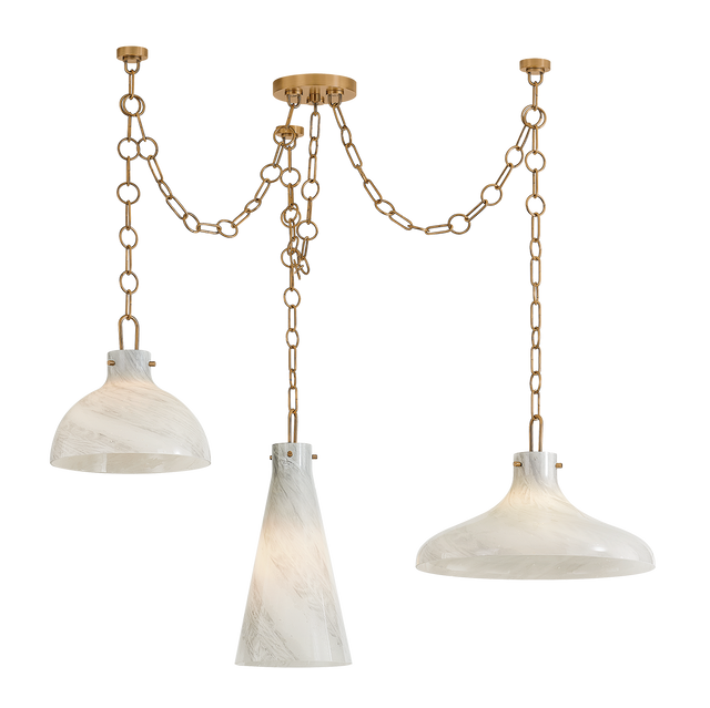 Troy Lighting Joaquin PATINA BRASS 41.75W x 27.5H Chandelier