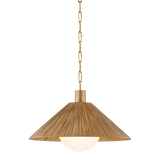 Troy Lighting Woodside PATINA BRASS 22W x 13.25H Pendant