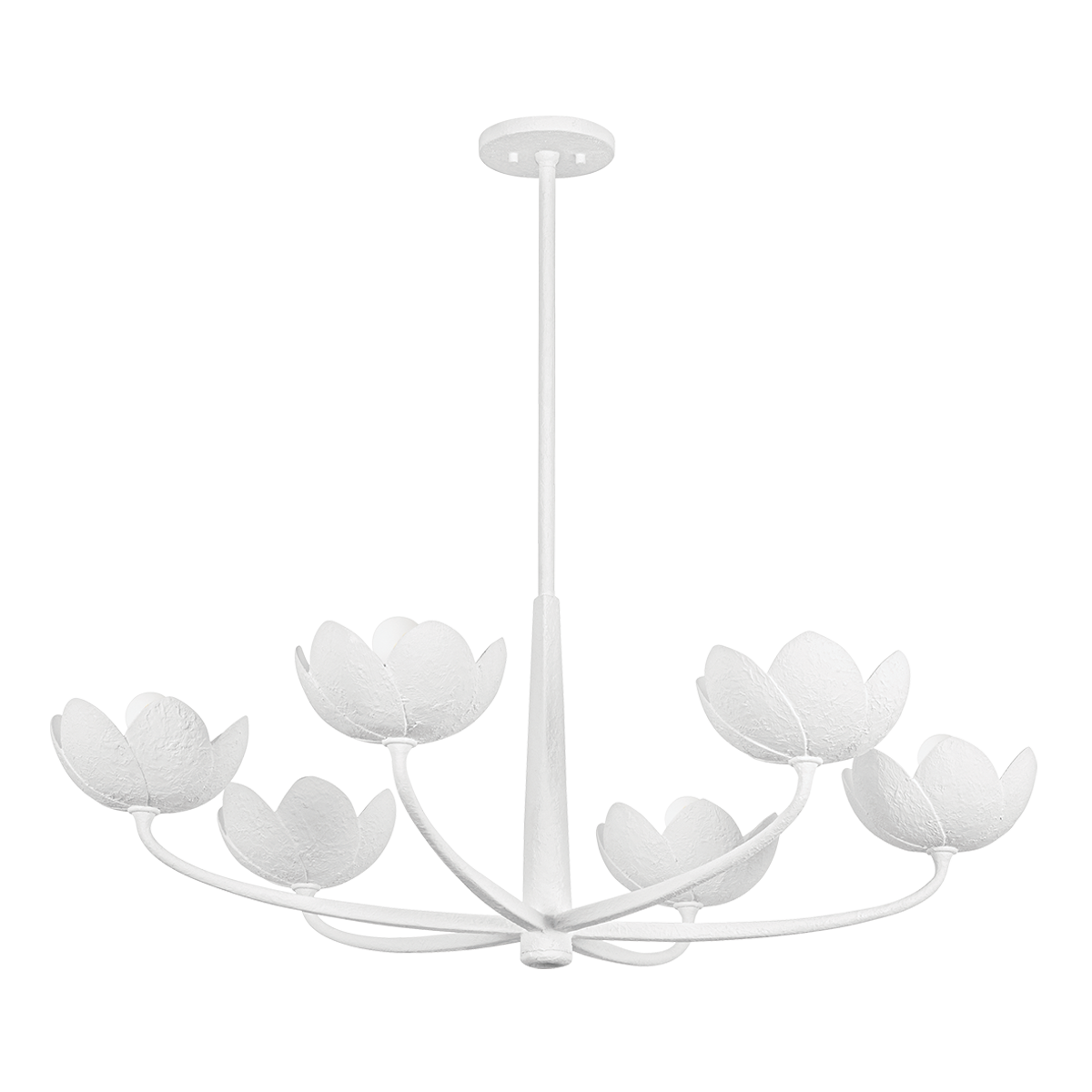 Troy Lighting Arcata GESSO WHITE 39.5W x 15H Chandelier