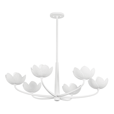 Troy Lighting Arcata GESSO WHITE 39.5W x 15H Chandelier