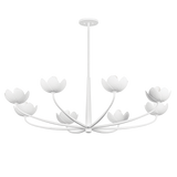 Troy Lighting Arcata GESSO WHITE 55W x 18.25H Chandelier