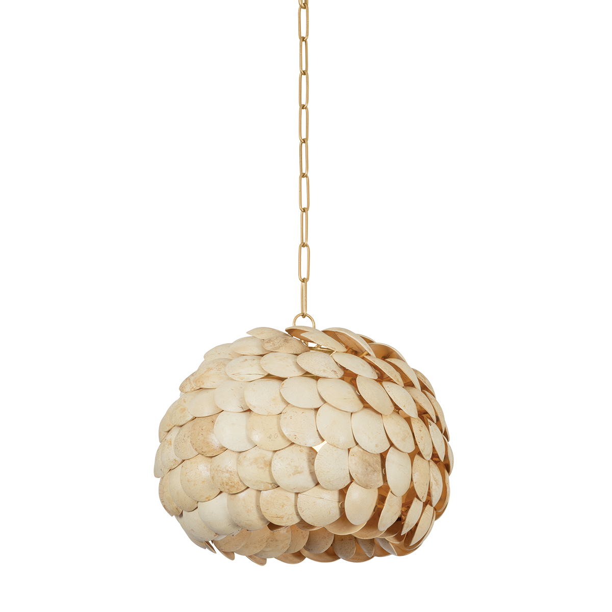 Troy Lighting Edric VINTAGE GOLD LEAF 21.25W x 16.5H Pendant