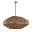 Troy Lighting Laken PATINA BRASS 35.5W x 35.5L x 21H Chandelier