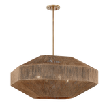 Troy Lighting Laken PATINA BRASS 35.5W x 35.5L x 21H Chandelier