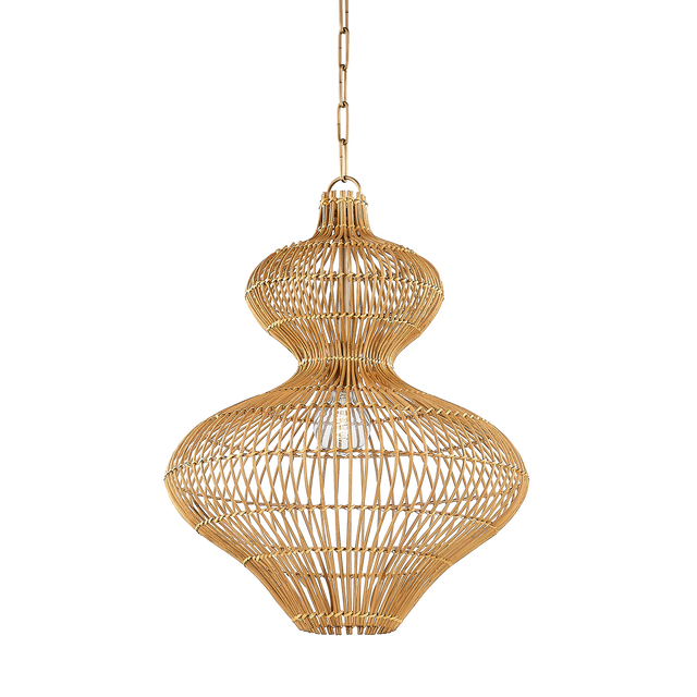 Troy Lighting Irvine PATINA BRASS 20W x 25H Pendant