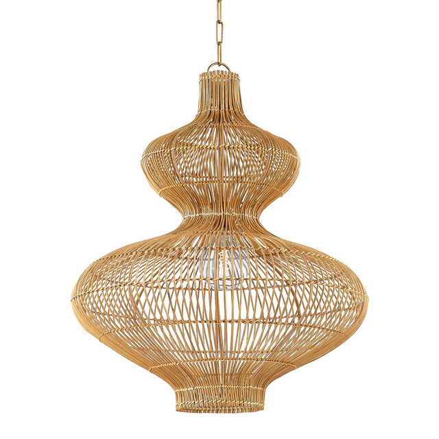 Troy Lighting Irvine PATINA BRASS 27.5W x 33.25H Pendant