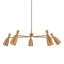 Troy Lighting Spade PATINA BRASS 49.25W x 15H Chandelier