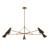 Troy Lighting Andersen PATINA BRASS/BRONZE 69.25W x 21H Chandelier