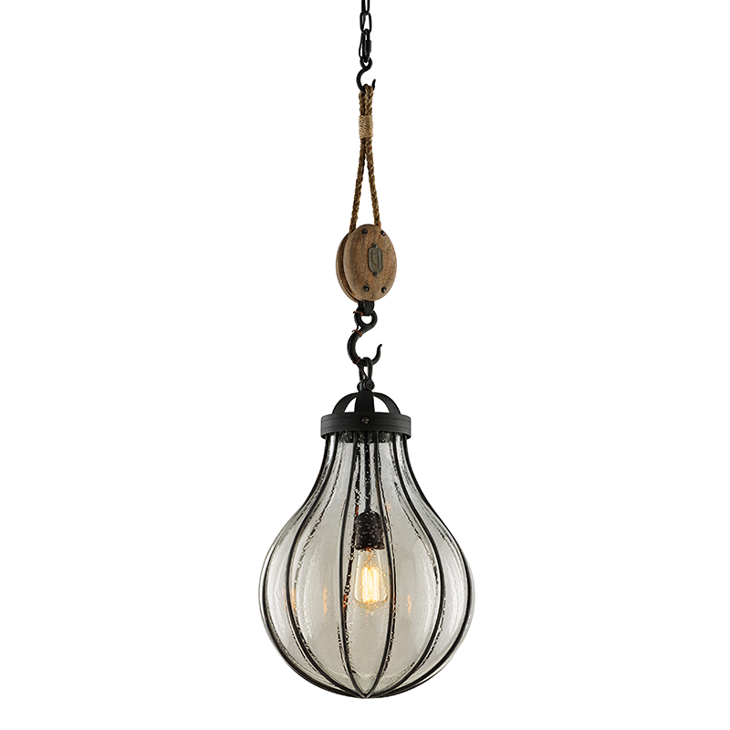 Troy Lighting Murphy FORGED IRON 13.5W x 40H Pendant