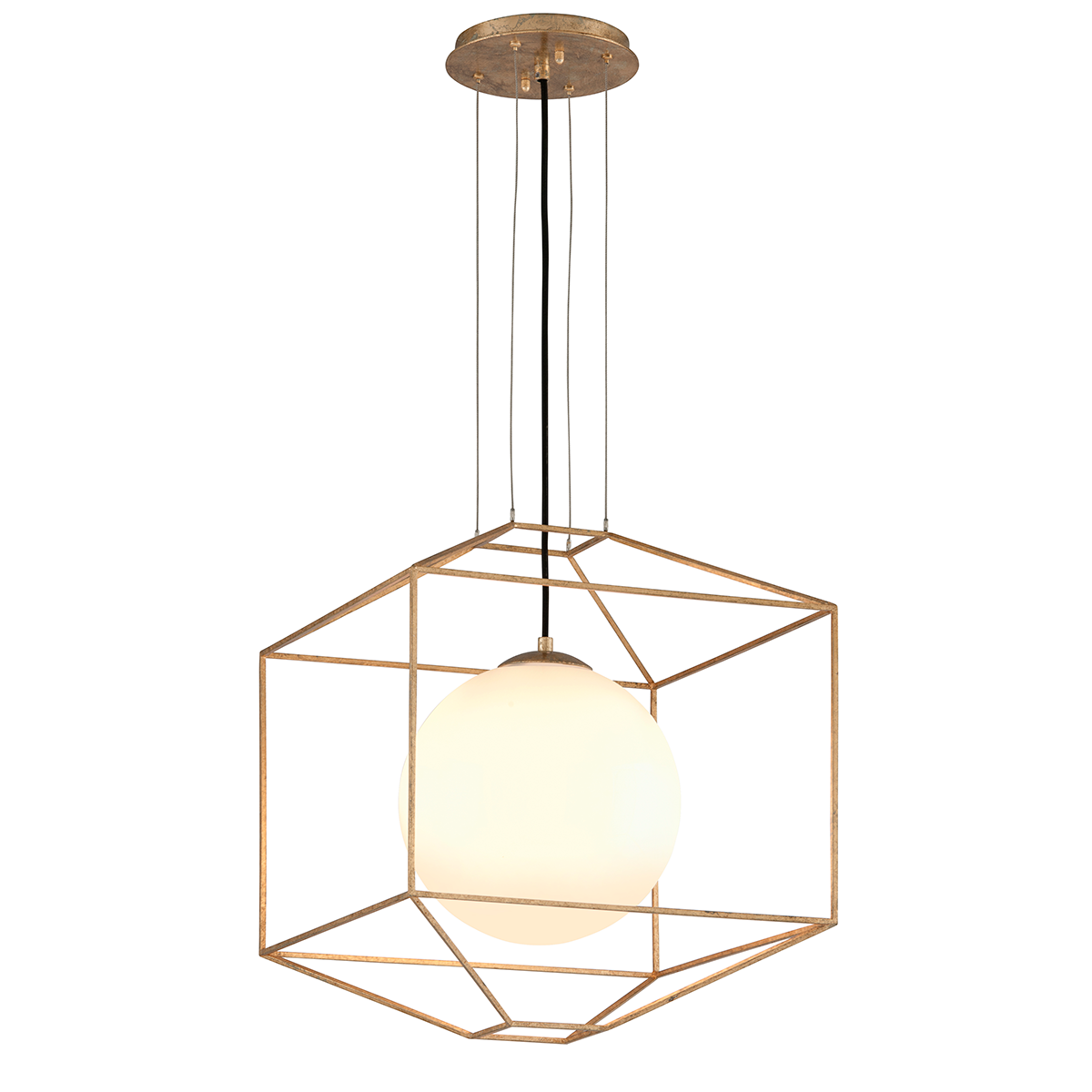 Troy Lighting Silhouette GOLD LEAF 18W x 21H Chandelier