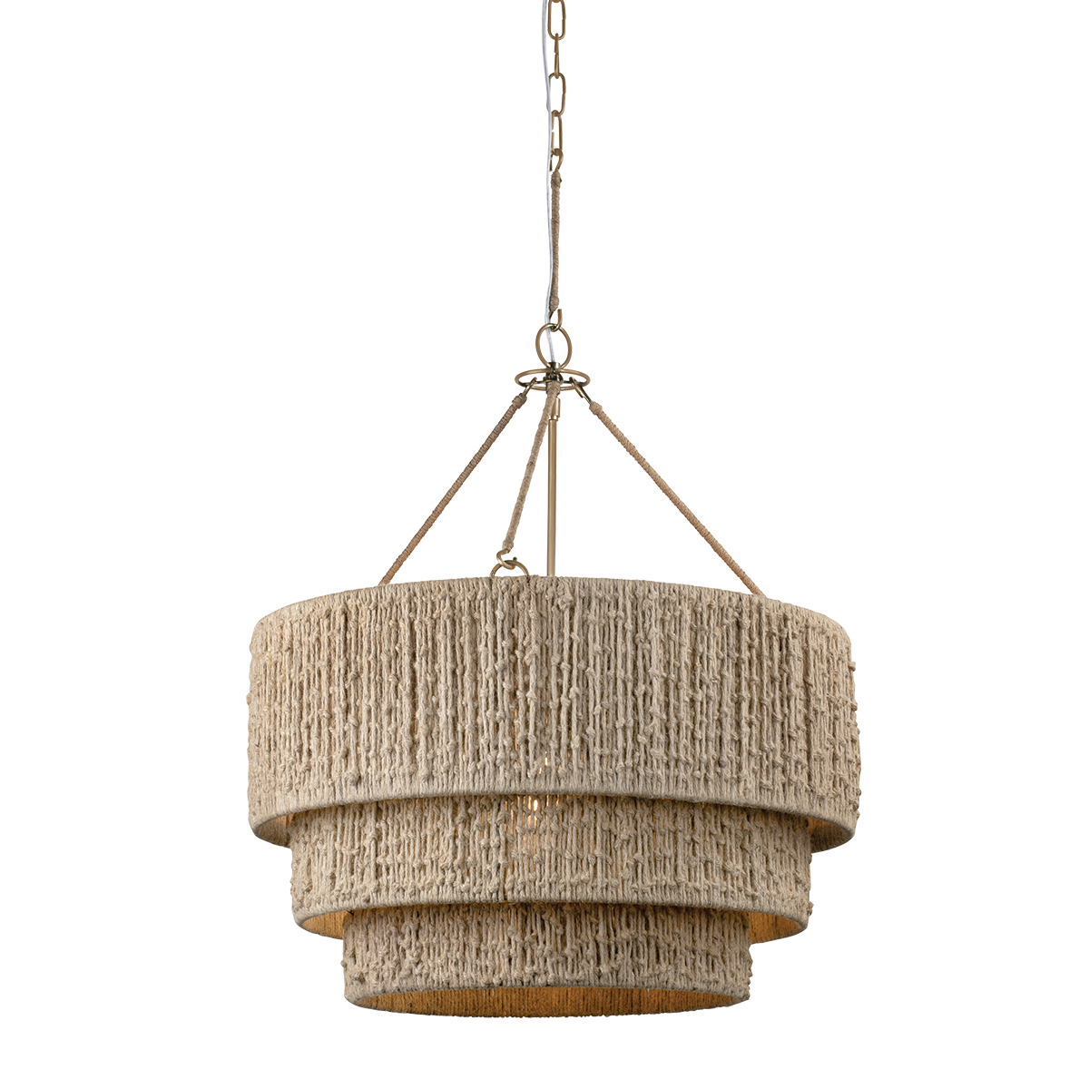 Troy Lighting Reza PATINA BRASS 24W x 31.75H Chandelier