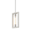 Troy Lighting Enigma Pendant SILVER LEAF W STAINLESS ACC 7.75W x 1.5L x 14.25H Pendant