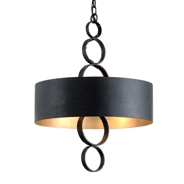 Troy Lighting Rivington CHARRED COPPER 20W x 27.75H Chandelier