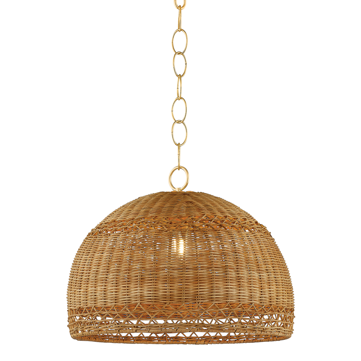 Mitzi April AGED BRASS 18W x 13.5H Pendant
