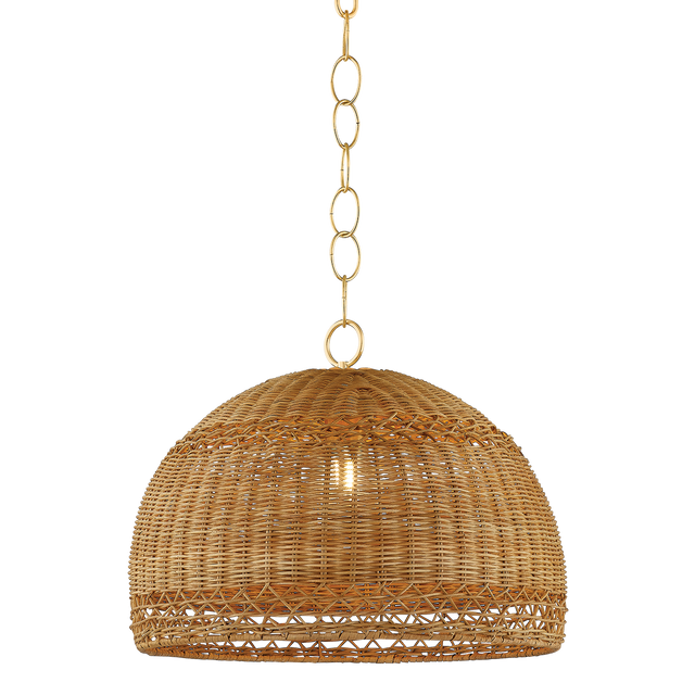 Mitzi April AGED BRASS 18W x 13.5H Pendant