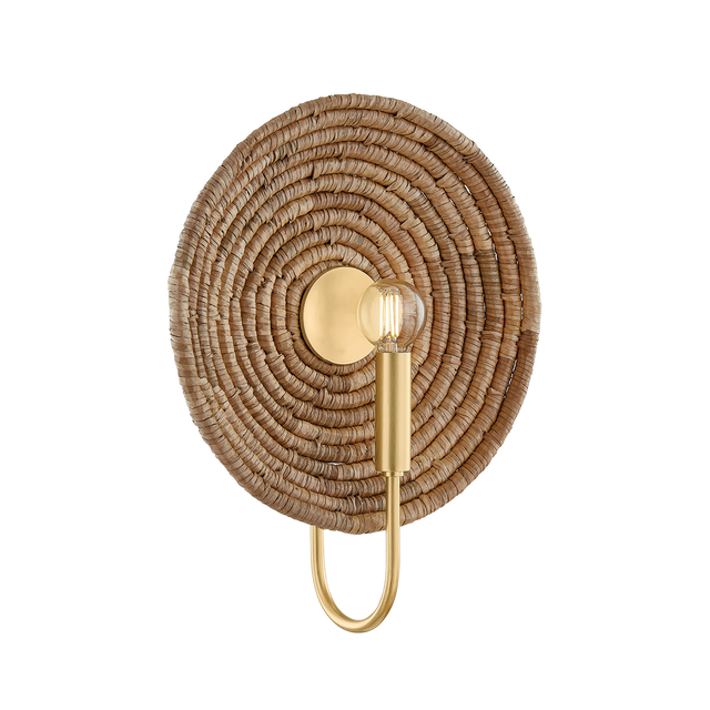 Mitzi Ashby AGED BRASS 11W x 14.5H Wall Sconce