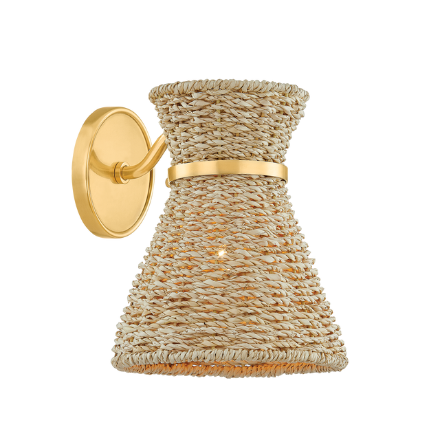 Mitzi Jamie AGED BRASS 7.75W x 9.5H Wall Sconce