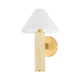 Mitzi Clover AGED BRASS 8.25W x 13.5H Wall Sconce