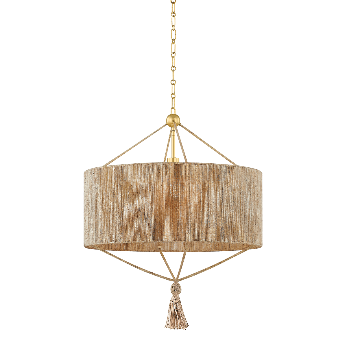 Mitzi Reyn AGED BRASS 24W x 28.75H Pendant