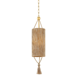 Mitzi Reyn AGED BRASS 7.75W x 33.25H Pendant
