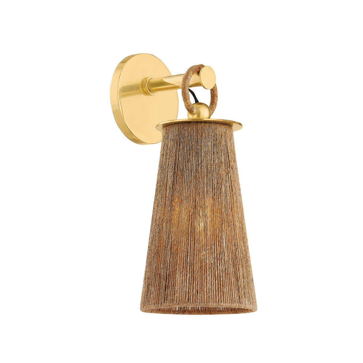 Mitzi Lauz AGED BRASS 6W x 13.5H Wall Sconce