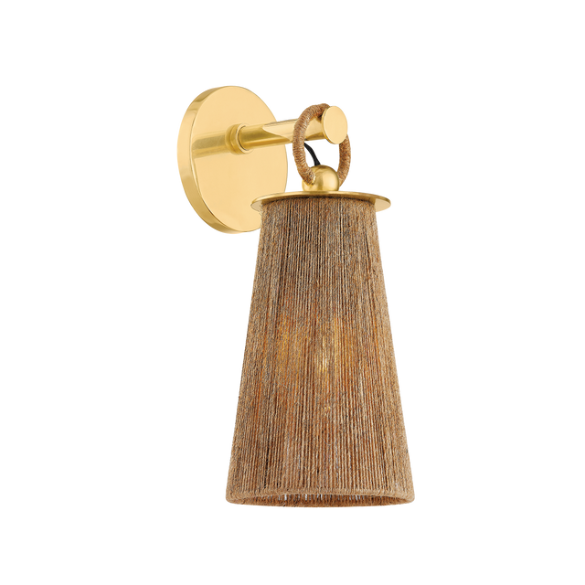 Mitzi Lauz AGED BRASS 6W x 13.5H Wall Sconce