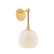 Mitzi Abbie AGED BRASS 7.25W x 15.25H Wall Sconce