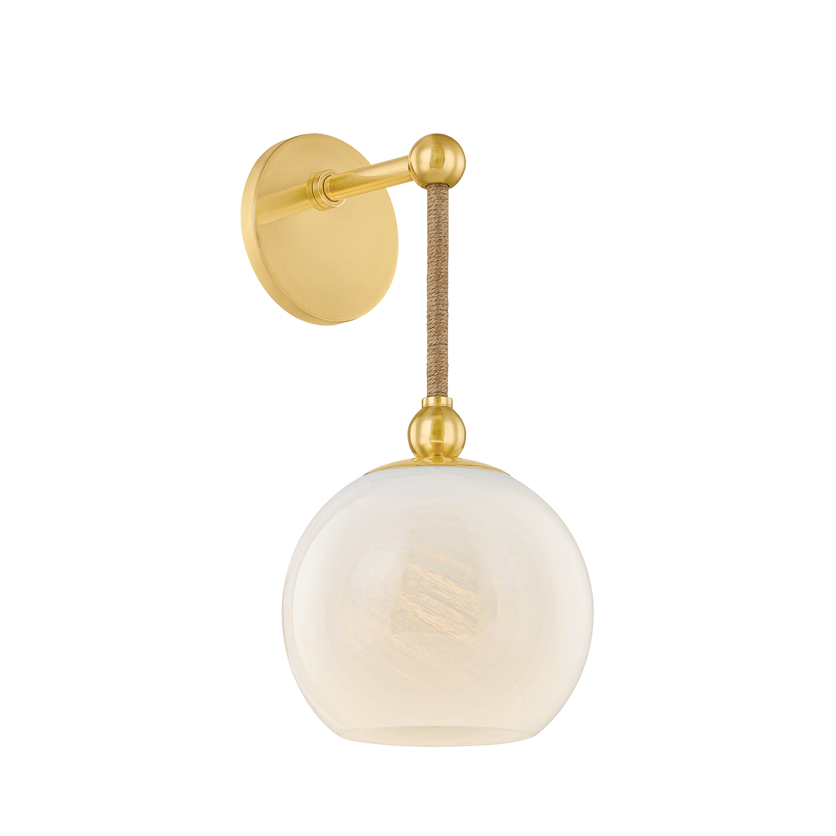Mitzi Abbie AGED BRASS 7.25W x 15.25H Wall Sconce
