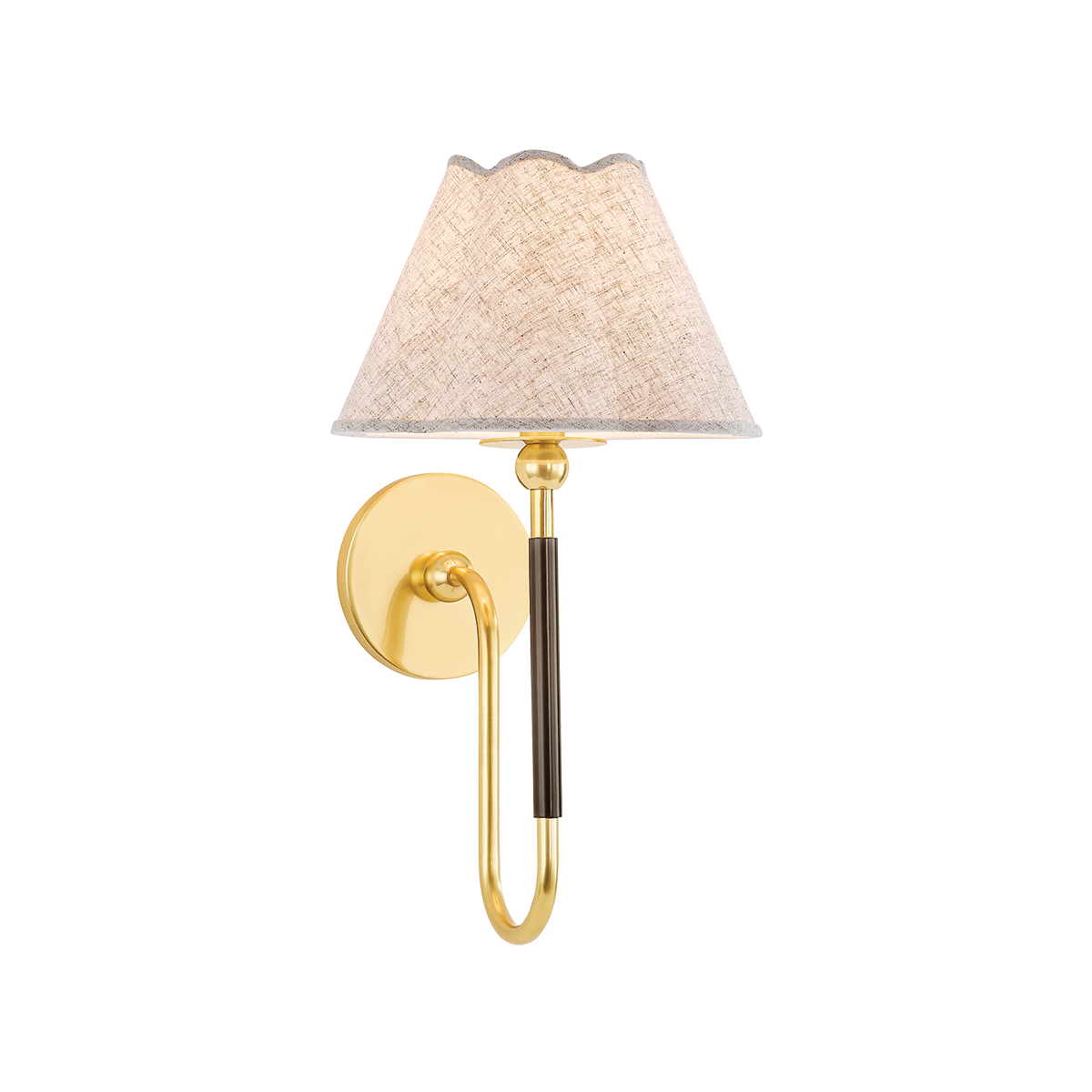 Mitzi Janie AGED BRASS/TRUE BRONZE 9.5W x 17.25H Wall Sconce