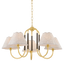 Mitzi Janie AGED BRASS/TRUE BRONZE 33W x 16.75H Chandelier