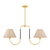 Mitzi Janie AGED BRASS/TRUE BRONZE 12W x 42.25L x 9.25H Trim