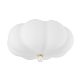 Mitzi Demille AGED BRASS 15.75W x 8.75H Flush Mount