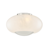 Mitzi Lottie POLISHED NICKEL 14W x 8.25H Flush Mount