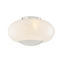 Mitzi Lottie POLISHED NICKEL 14W x 8.25H Flush Mount