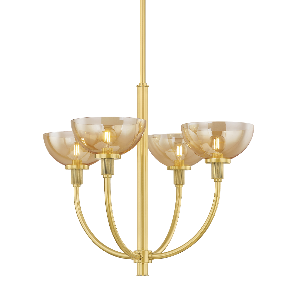 Mitzi Eva AGED BRASS 25.5W x 20.75H Chandelier