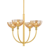 Mitzi Eva AGED BRASS 25.5W x 20.75H Chandelier