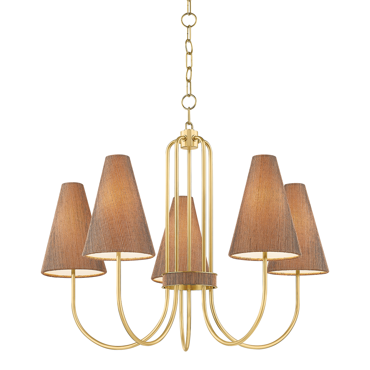 Mitzi Jessel AGED BRASS 28.25W x 21.75H Chandelier