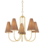 Mitzi Jessel AGED BRASS 28.25W x 21.75H Chandelier