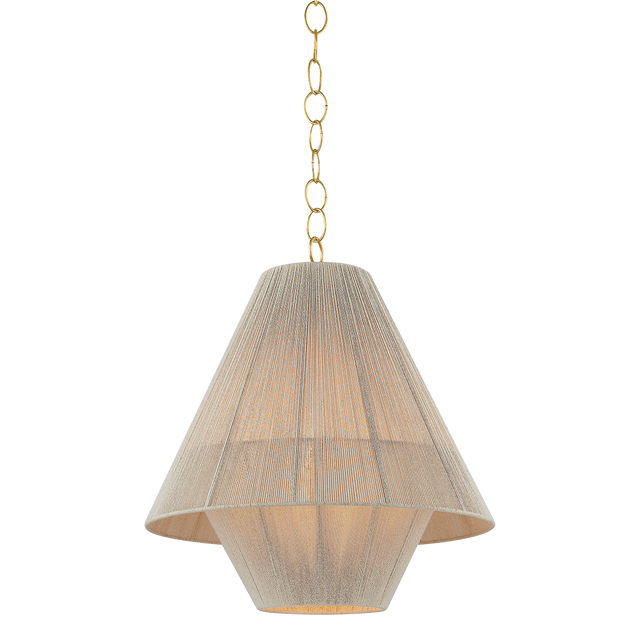 Mitzi Eleanor AGED BRASS 20W x 22.5H Pendant