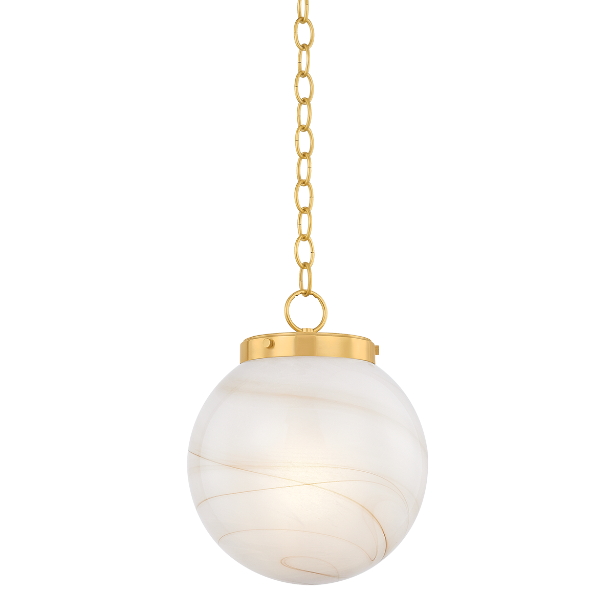Mitzi Ambra AGED BRASS 11.75W x 14.5H Pendant