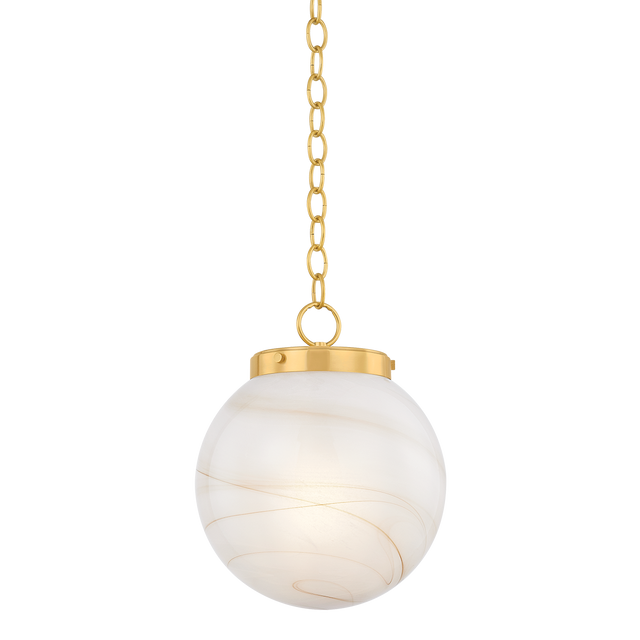 Mitzi Ambra AGED BRASS 11.75W x 14.5H Pendant